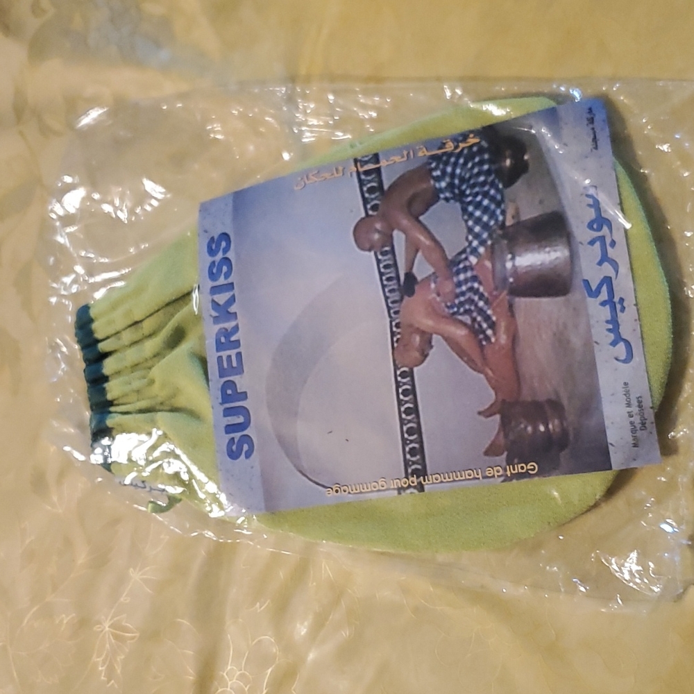 Brand new body scrubber removed all dead skin